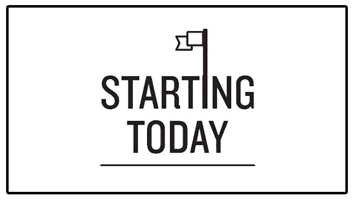 Starting Today Event Scheduled for April 25th