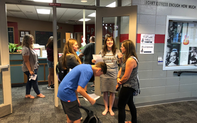 Wonderful Reception for GAB at Les Paul Middle School