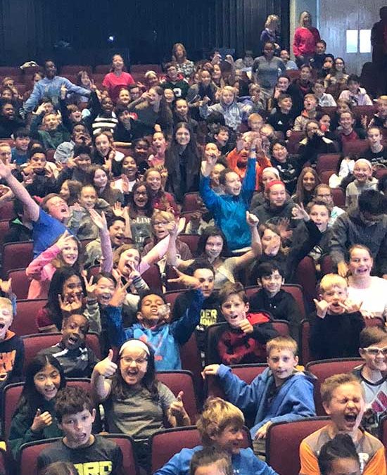 GAB PRESENTS TO FULL HOUSE AT NORTH MIDDLE HIGH SCHOOL