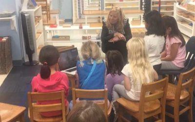 GIRL SCOUT DAISIES MEET GAB AT MONTESSORI SCHOOL